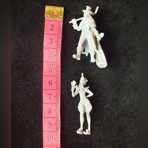 2 miniatures with base, 3D printed, roll play, D&D (O)